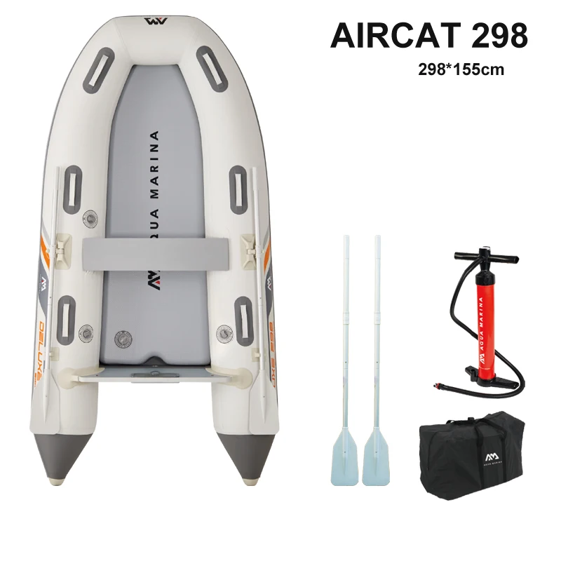 AQUA MARINA Ponton dmuchany, 3 – Fishing Boat Aluminum recenzja i cena