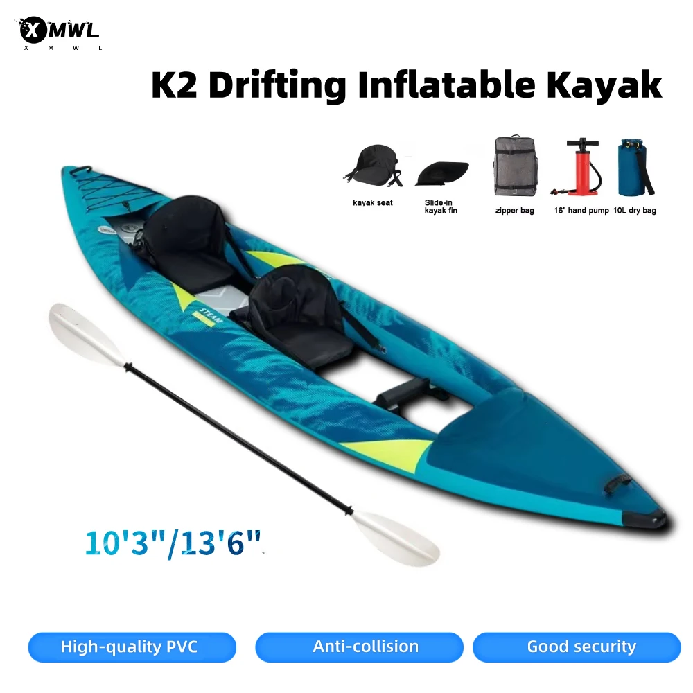 Kajak pontonowy, łódka dmuchan – Fishing Boat Paddle recenzja i cena