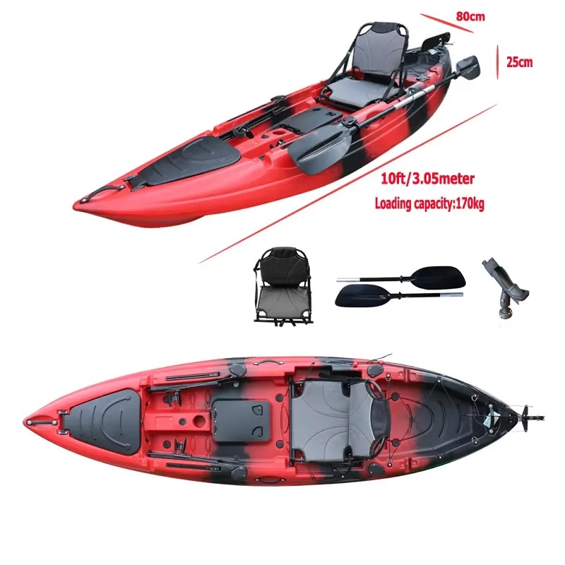 Kajak wędkarski jednoosobowy 3 – Fishing Boat Paddle recenzja i cena