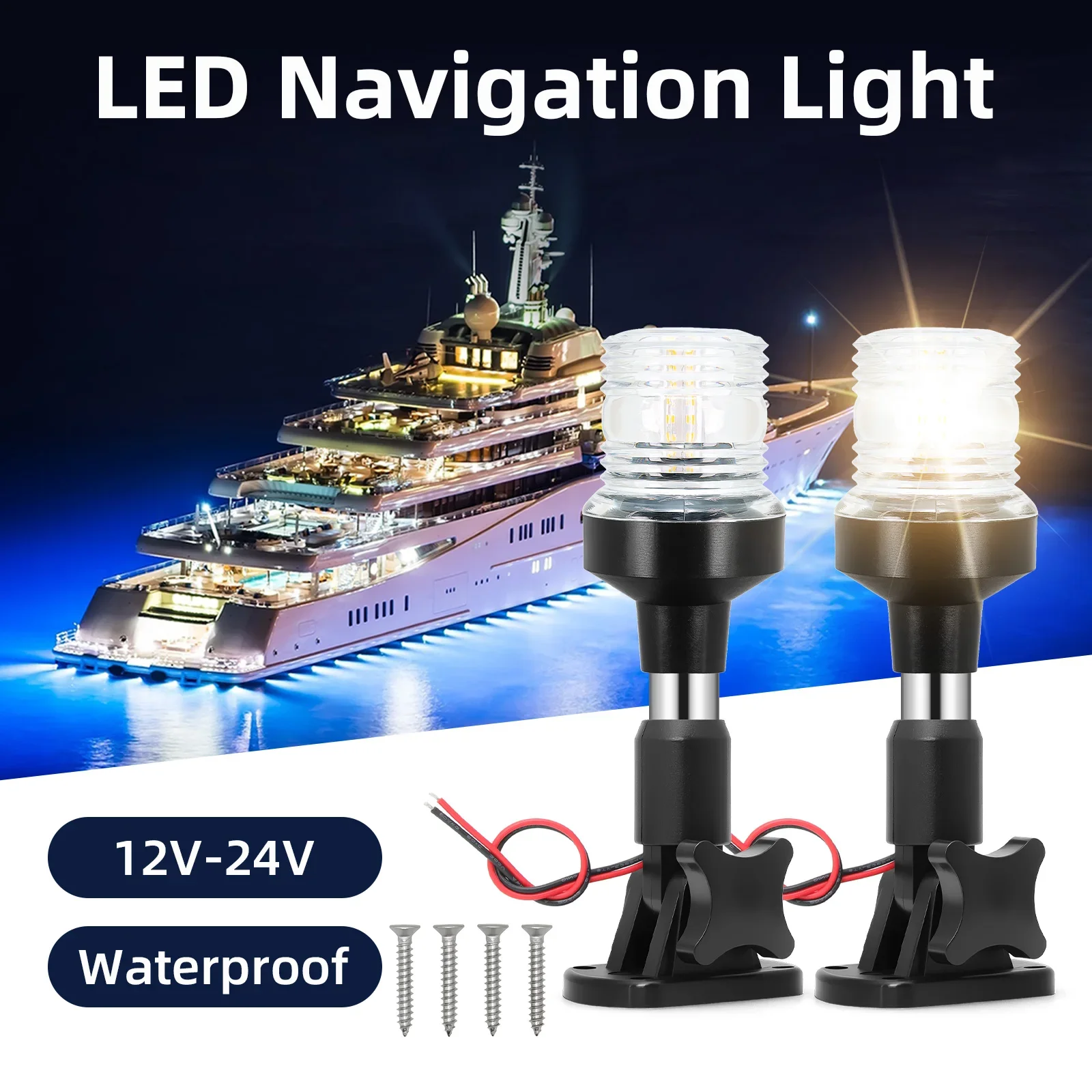 Światło nawigacyjne AD 12-24V  – Fishing Boat Paddle recenzja i cena