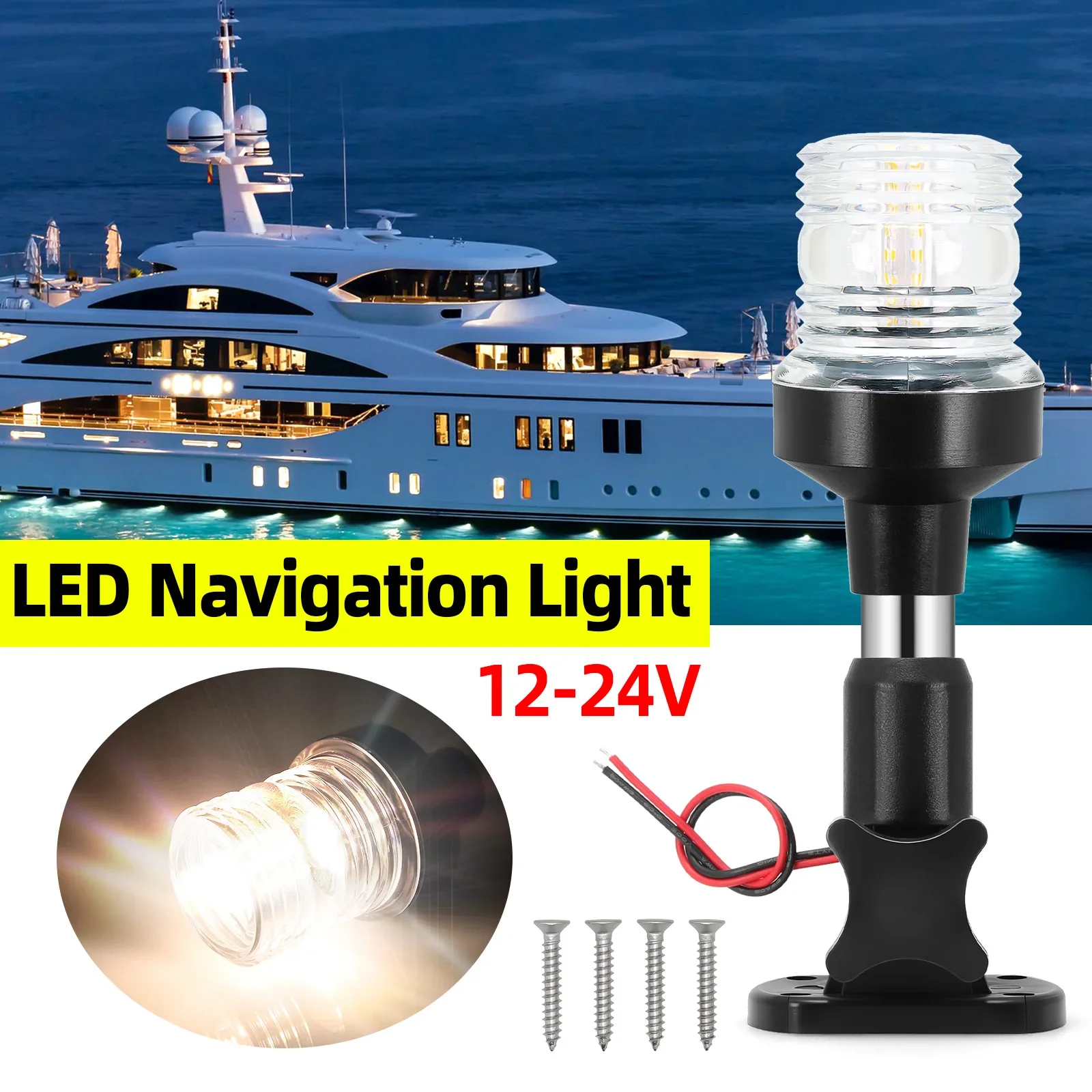 Światło nawigacyjne AD 12-24V  – Fishing Boat Paddle recenzja i cena